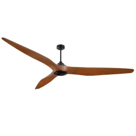 100" Extra Large DC Ceiling Fan Black with Timber Blades, White with White Timber Blades