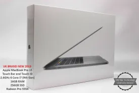 2019 Apple MacBook Pro 15" 2.6GHz 6 Core i7 16GB 256GB RRP£2399 FCPX/Logic/CS6