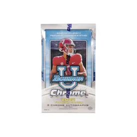 2022 Bowman Chrome University Football Hobby Box