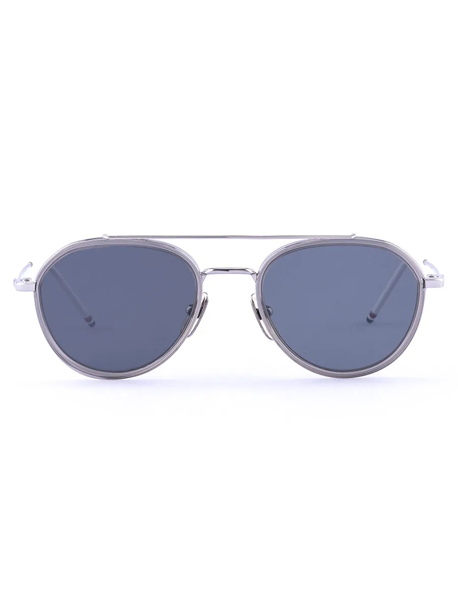 801A-060 Smoke Grey Aviator Sunglasses