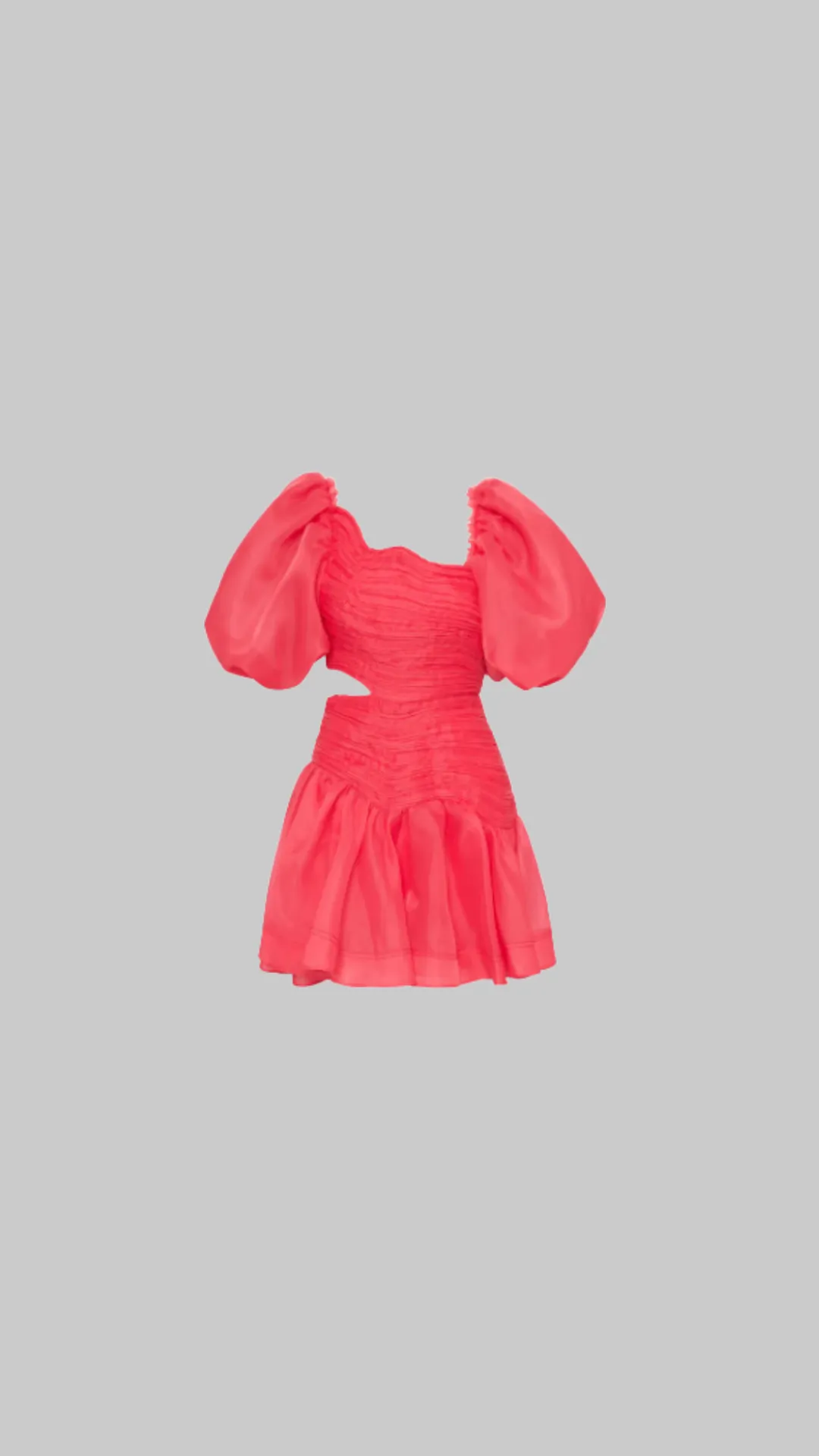 AJE Joan Puff Sleeve Mini Dress