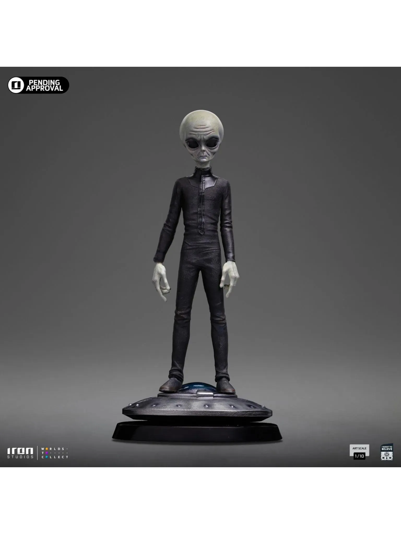 Alien Grey I want to Believe Art Scale 1/10