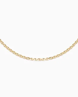 Anchor Chain Necklace | Solid Gold