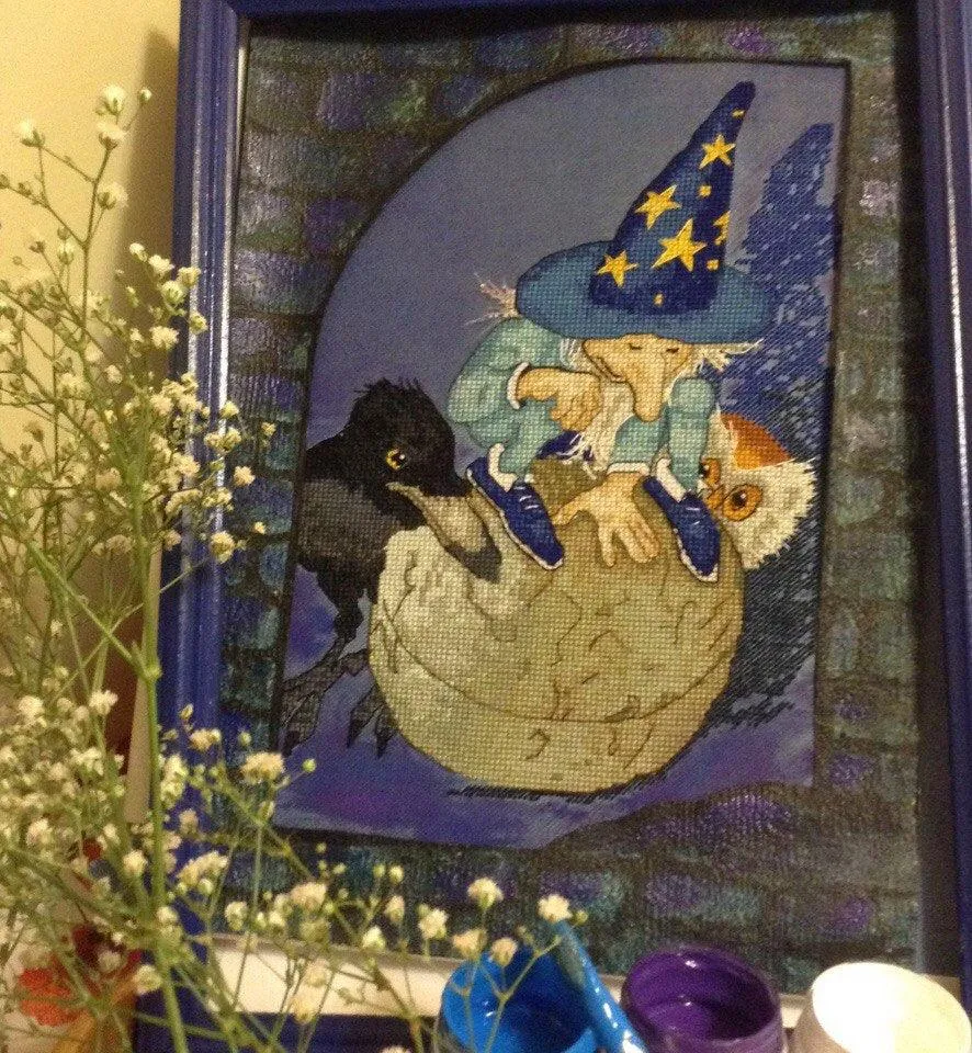 Astronomer - PDF Free Cross Stitch Pattern