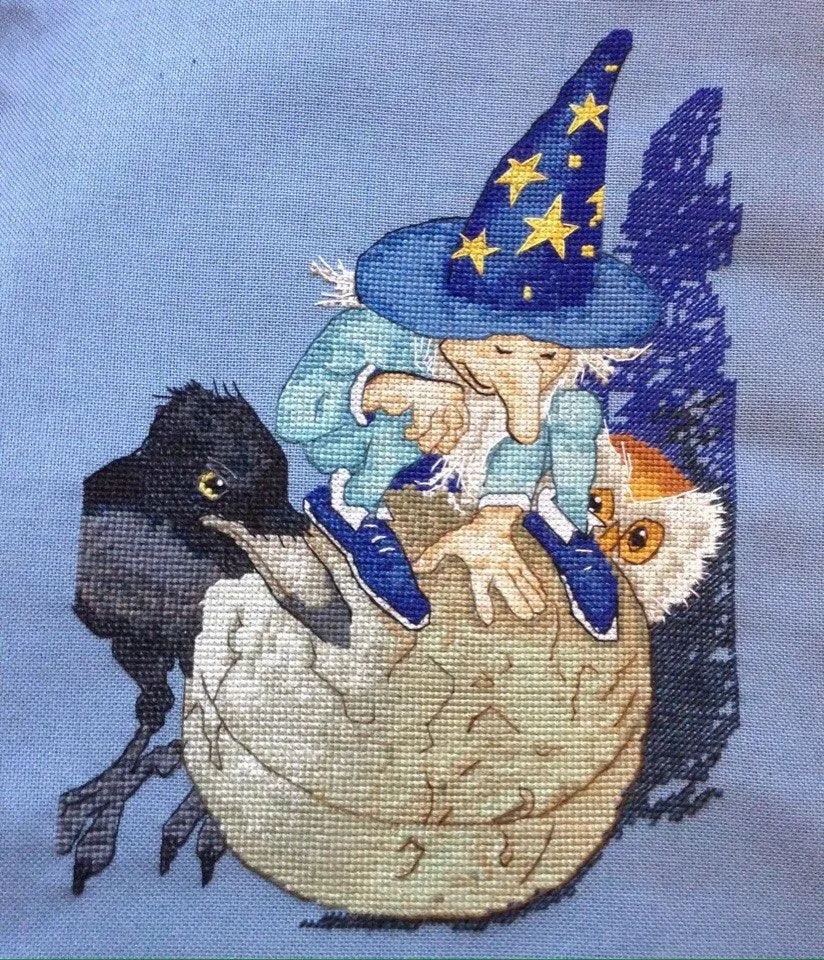 Astronomer - PDF Free Cross Stitch Pattern