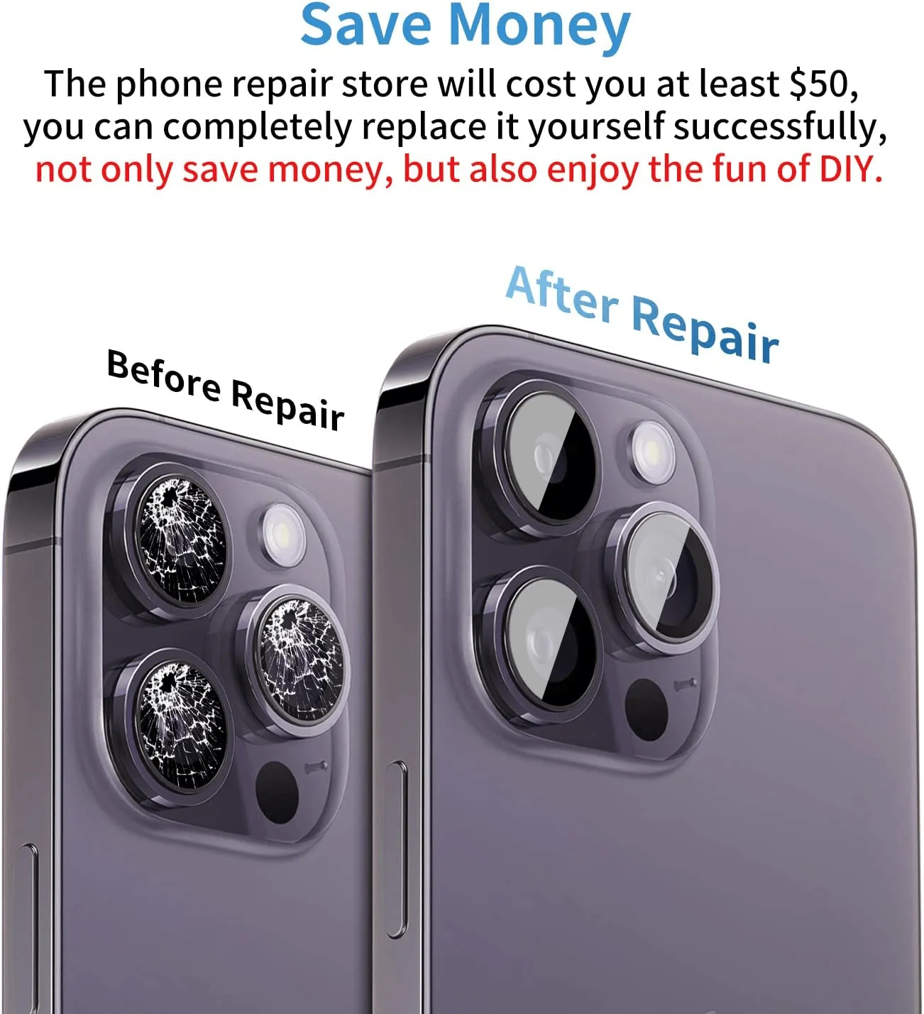 Back Camera Lens Replacement Tool Kit  For iPhone 12 13 14 Pro Max