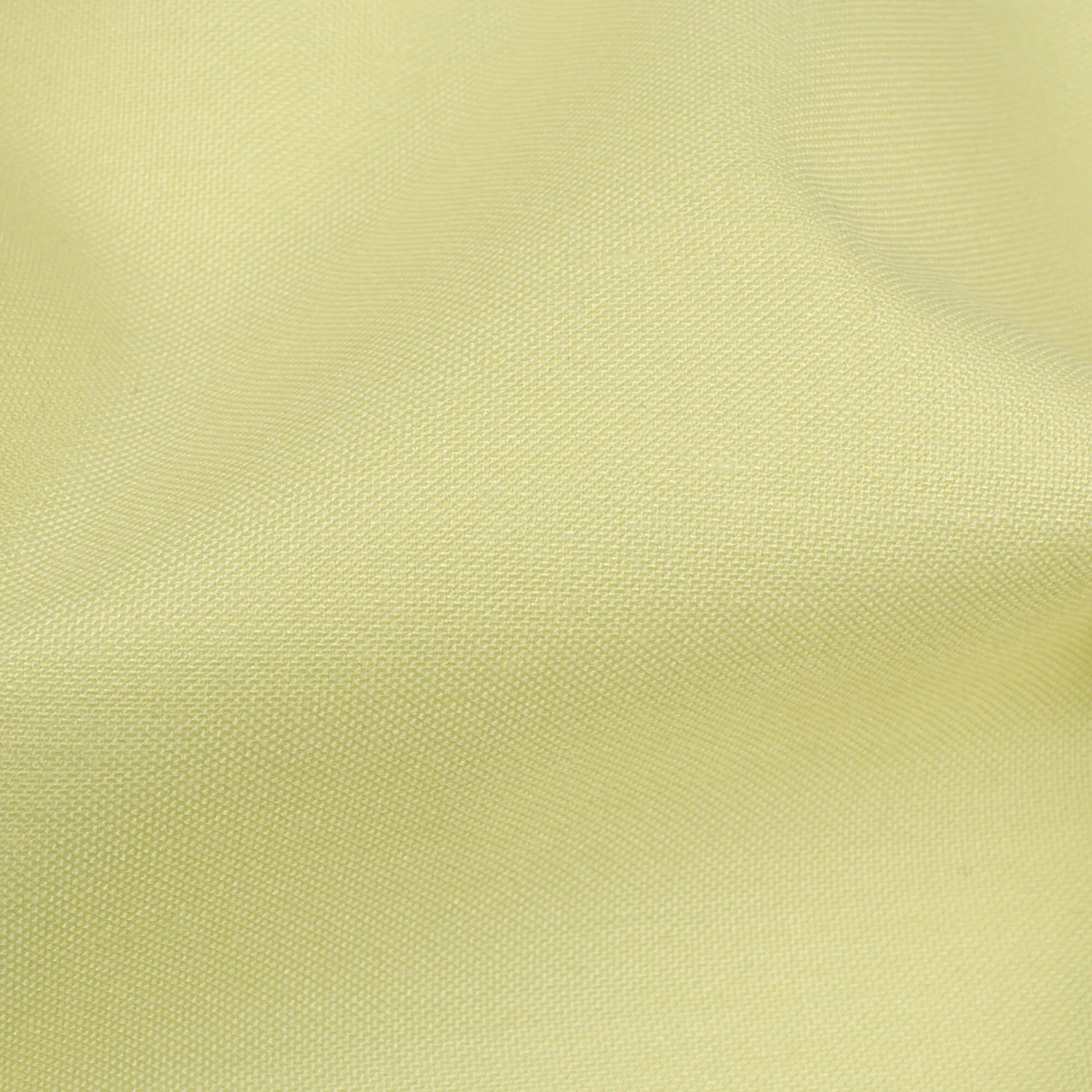 Banana Yellow Plain Poly Poplin Premium Shirting Fabric (Width 58 Inches)
