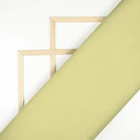 Banana Yellow Plain Poly Poplin Premium Shirting Fabric (Width 58 Inches)