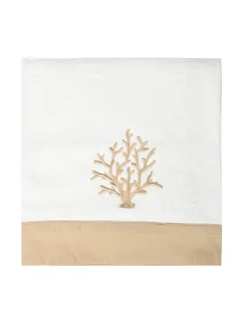 Beige Coral Beach Towel