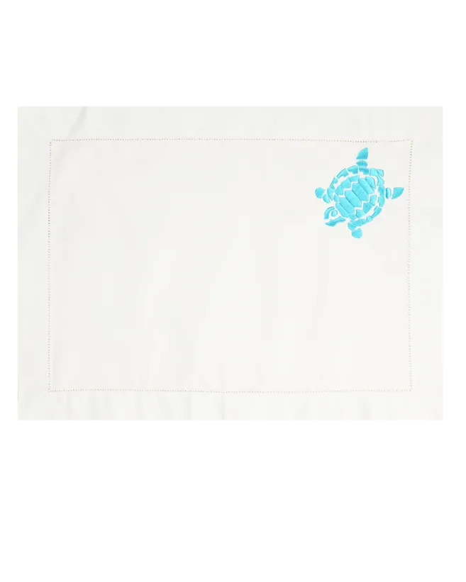Blue Turtle Placemats Set
