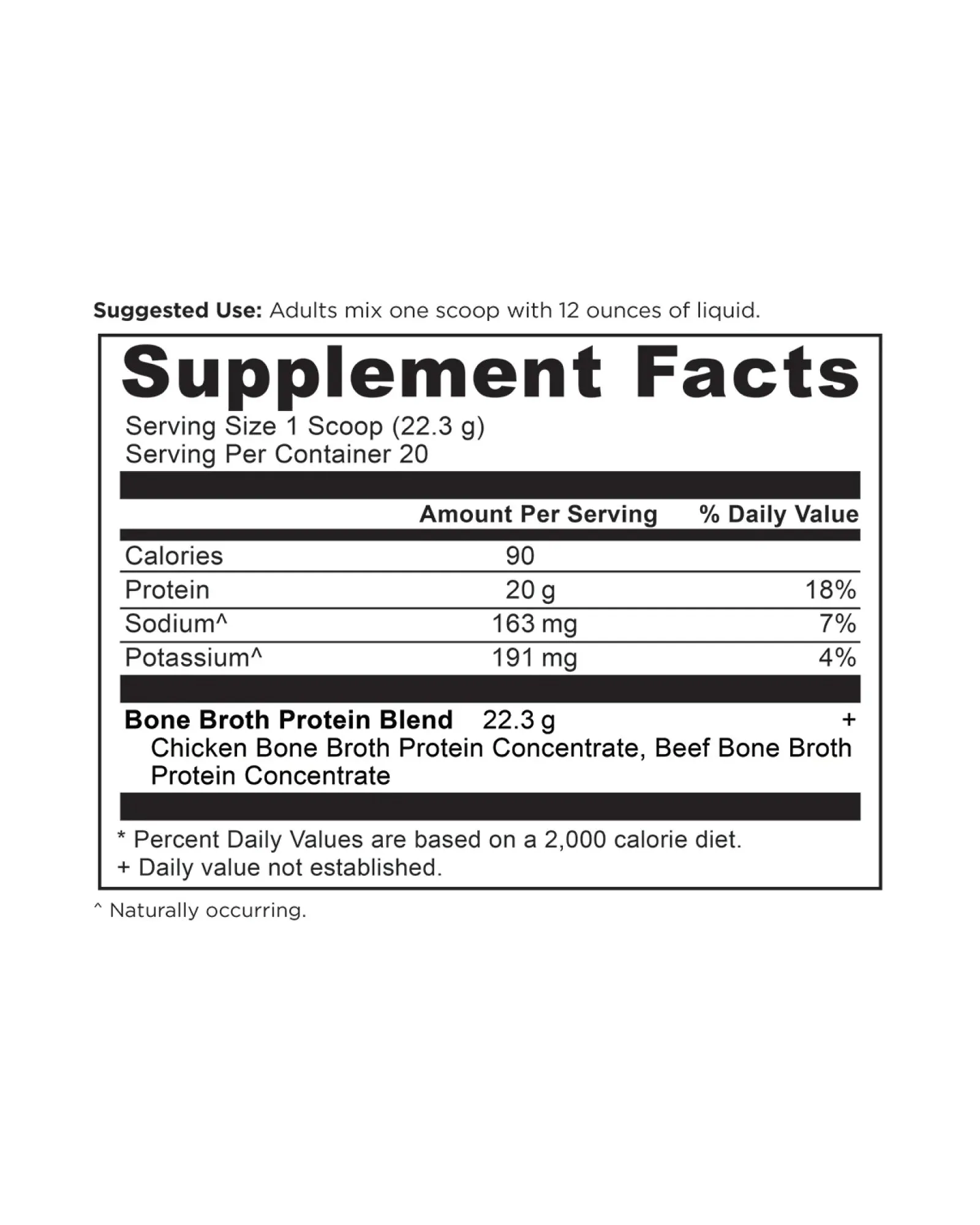 Bone Broth Protein Powder