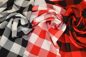 Buffalo Plaid Gingham Checkers | 2" Plaid Checkers | 60" Wide | Buffalo Checkers Fabric |
