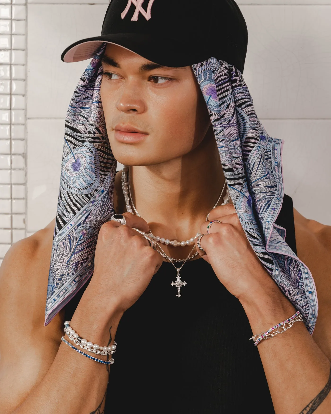 Cross Necklace - Silver