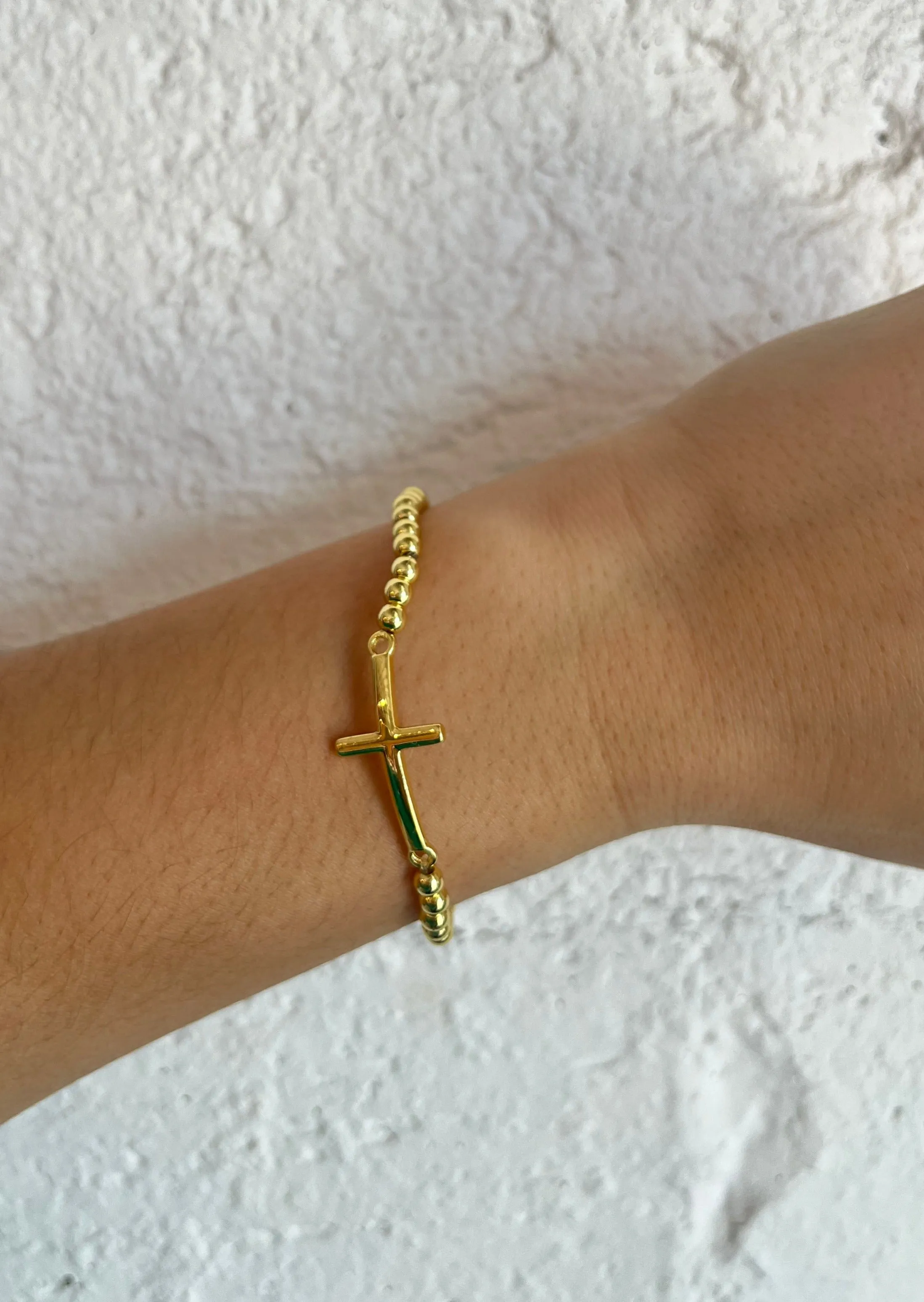 Cross Stainless Steel Bracelet