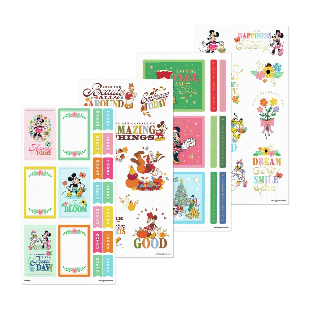 Disney Mickey Mouse & Friends Seasonal - Mega Value Pack Stickers - 100 Sheets