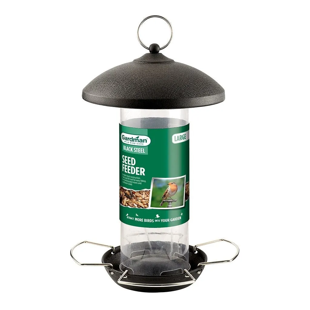 Gardman Black Steel Seed Feeder