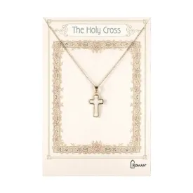Gold Shell Cross Necklace