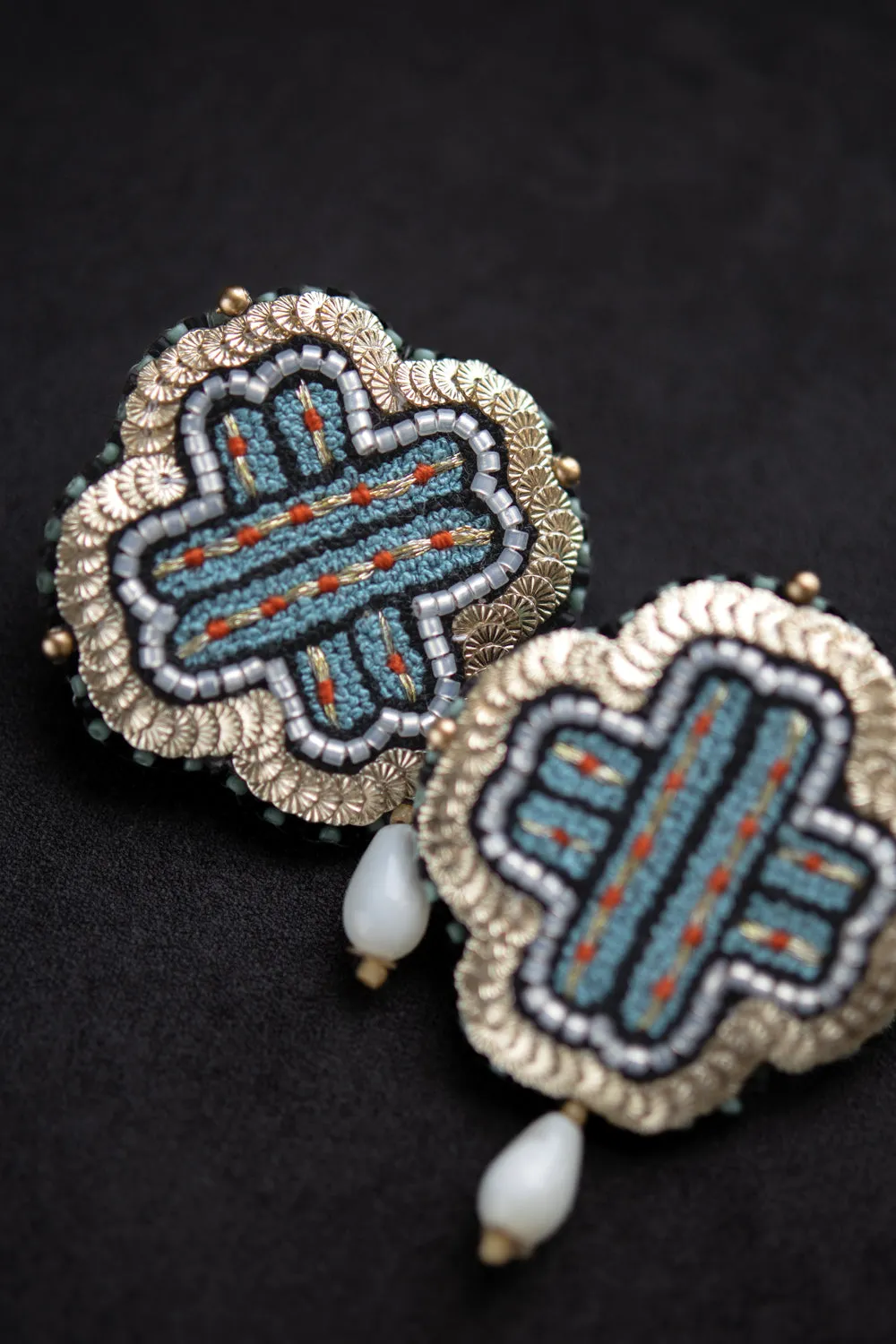 Handcrafted Earrings Featuring Chinese symbols- Chessboard Patterns,Unique Birthday Gift for Her