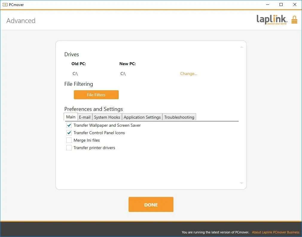 Laplink PCmover Migration Software - Initial Pay-Per-Use License Fee - Monthly invoicing for additional uses - $34.95/license - With Super Speed USB 3.0 cable - Business Technician, 5 Licenses
