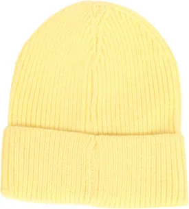 Men Women Plain Color Rib Knitted Beanie Winter Hat Warm Stretchable