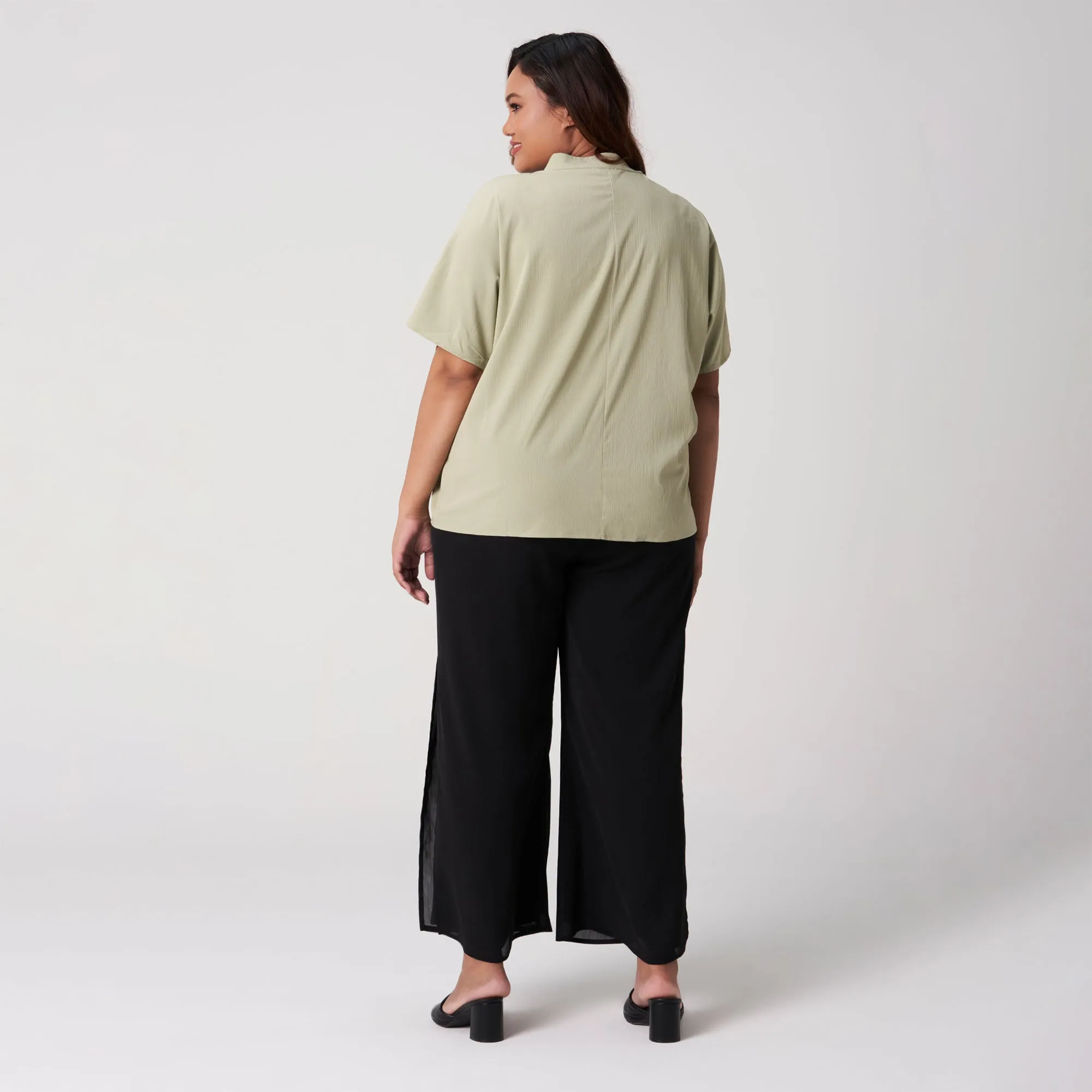Nehru Collared Top