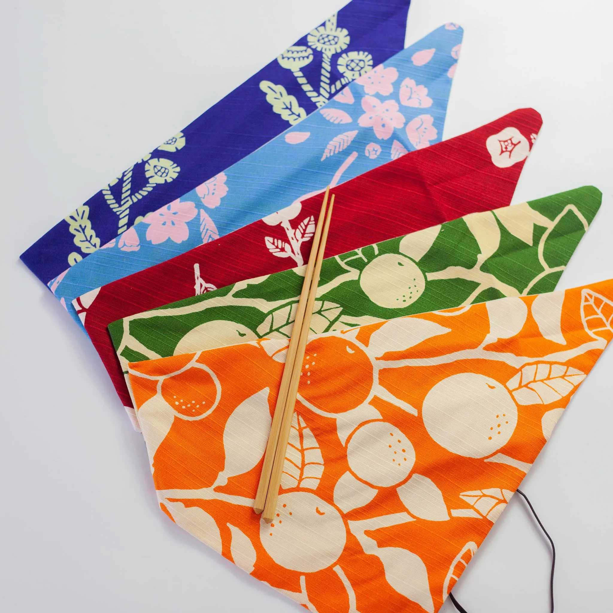 Original Furoshiki Chopstick Case | Daidai (Green)