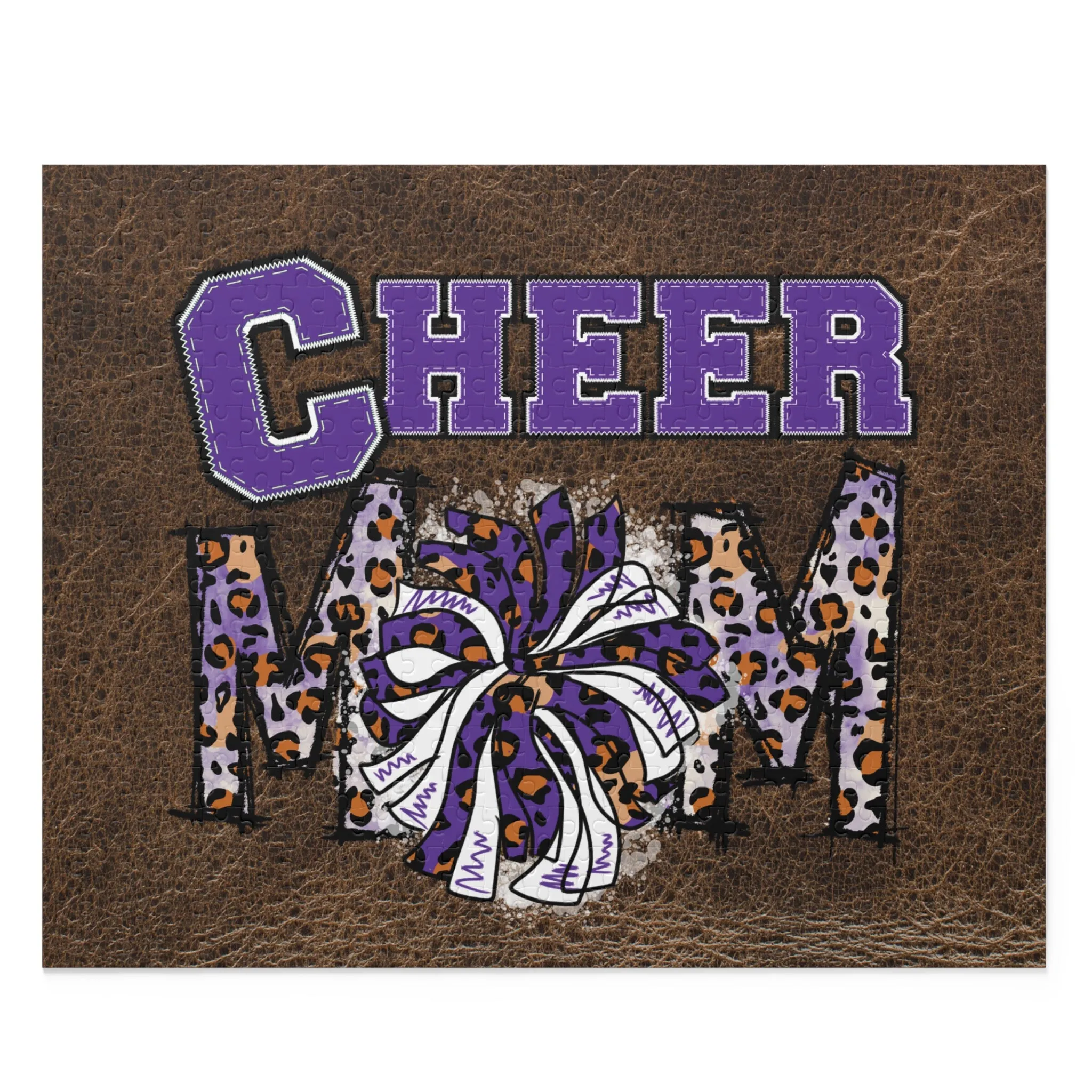 Personalised/Non-Personalised Puzzle, Cheer Mom (120, 252, 500-Piece)