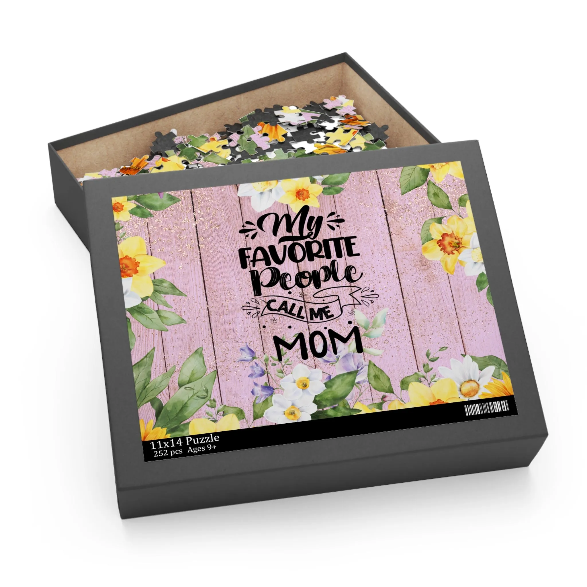 Personalised/Non-Personalised Puzzle, My Favorite people call me Mom (120, 252, 500-Piece)