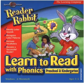 Reader Rabbit Learn to Read with Phonics! Preschool & Kindergarten Age Rating:3 - 6