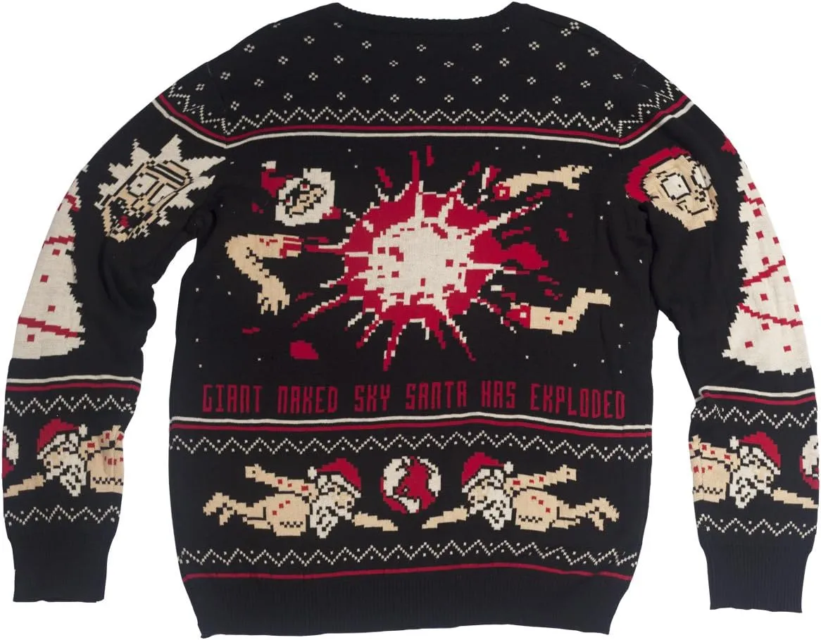 Ripple Junction Official Rick and Morty Christmas Sweaters for Men or Women - Ugly Novelty Sweater Gift