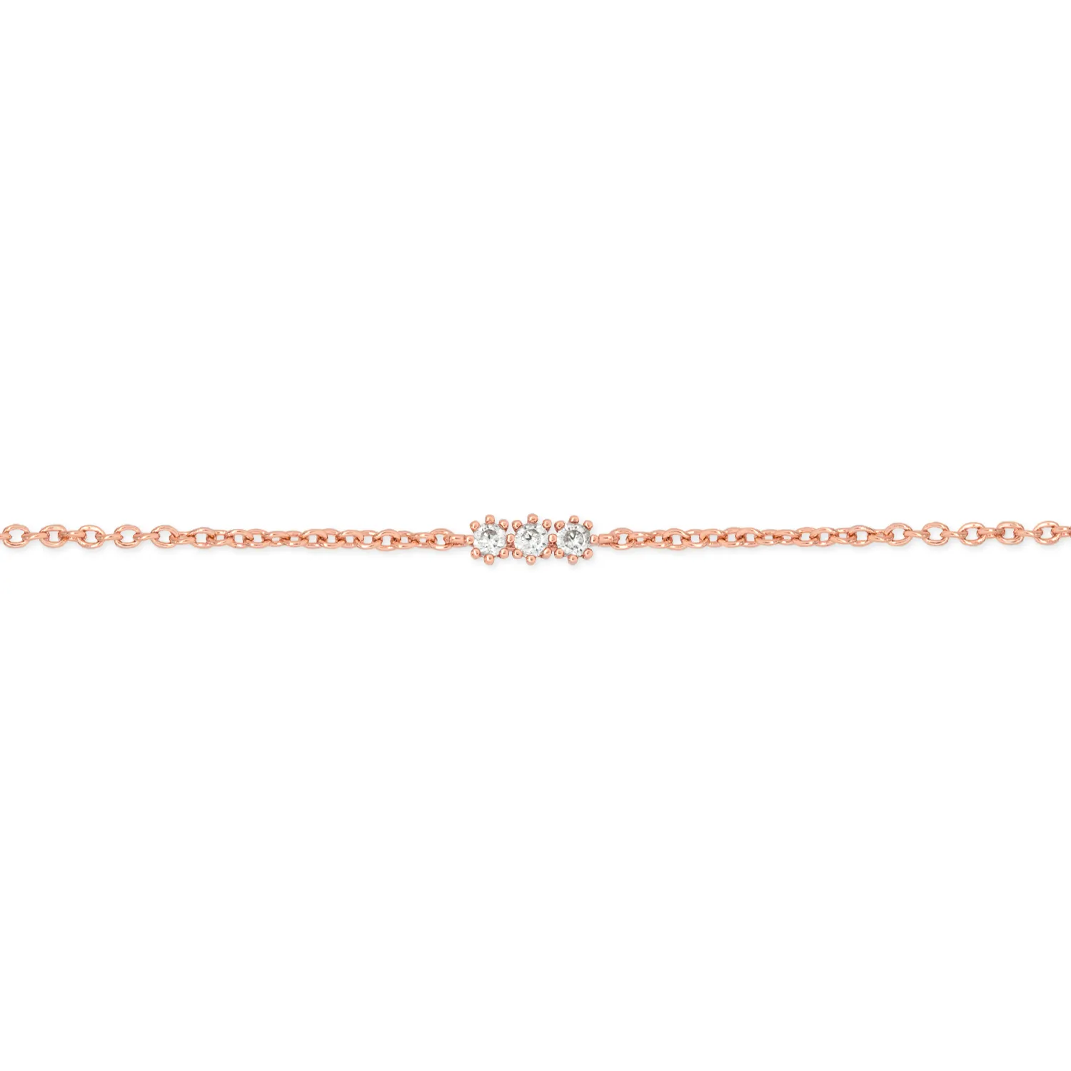 Rose Gold Trio Bracelet
