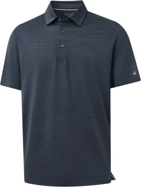 Rouen Polo Shirts for Men Dry Fit Performance Moisture Wicking Casual Jacquard Heather Collared Mens Golf Shirts Short Sleeve