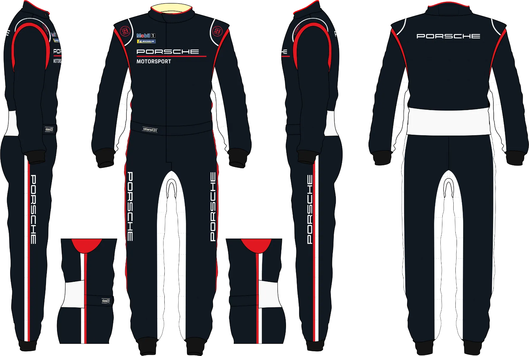 Stand21 Porsche Motorsport ST221 Air-S Driver Race Suit