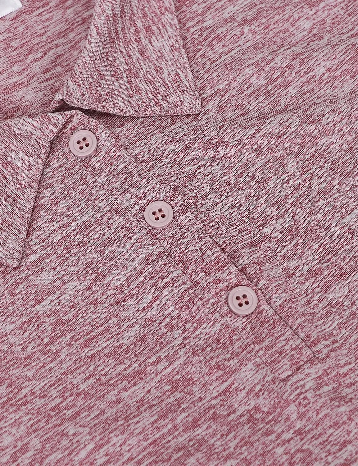 Vldnery Polo Shirts for Women 3-Button Collared Short Sleeve Moisture Wicking Athletic Loose Yoga Tennis Golf Shirts