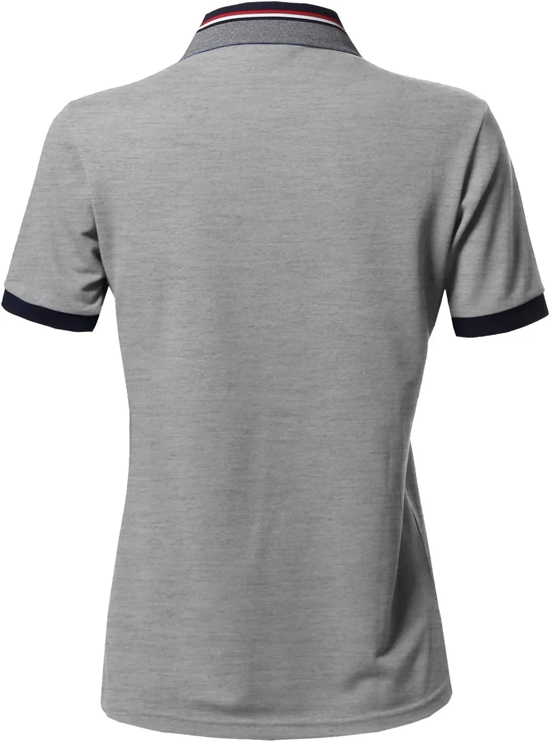 Women's Solid Cool Dri-Fit Active Leisure Short Sleeve Polo T-Shirt Tee