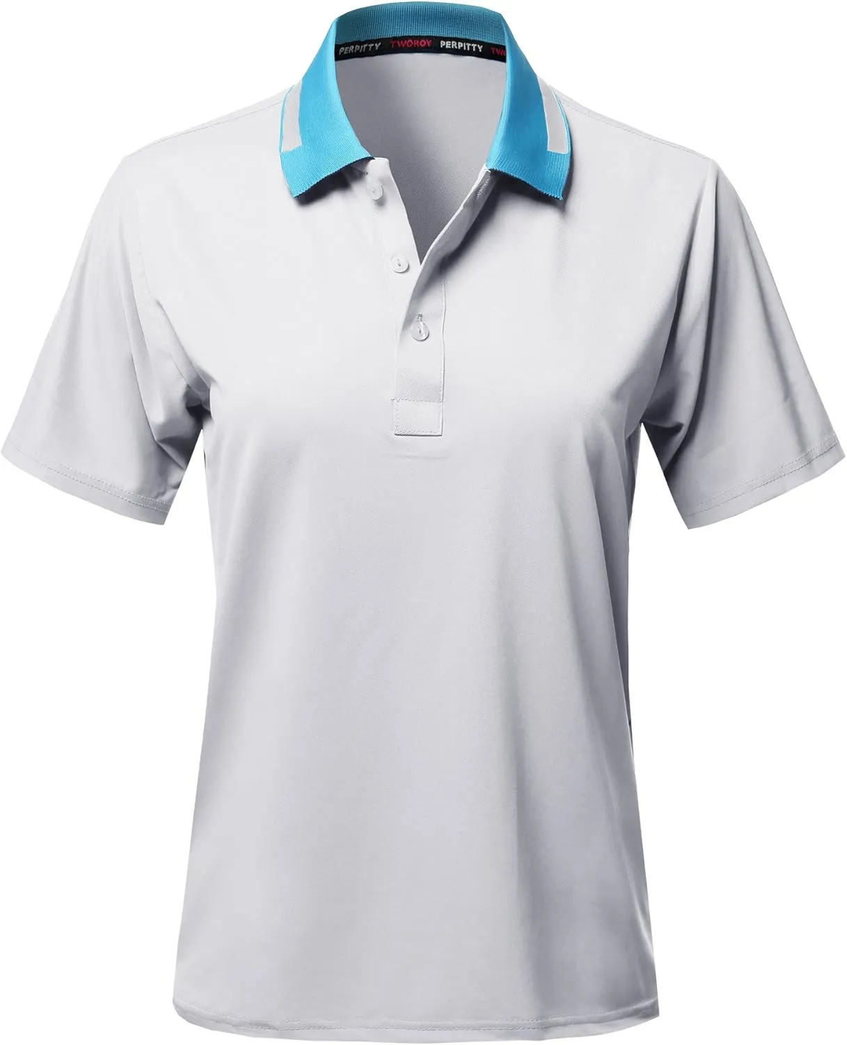 Women's Solid Cool Dri-Fit Active Leisure Short Sleeve Polo T-Shirt Tee